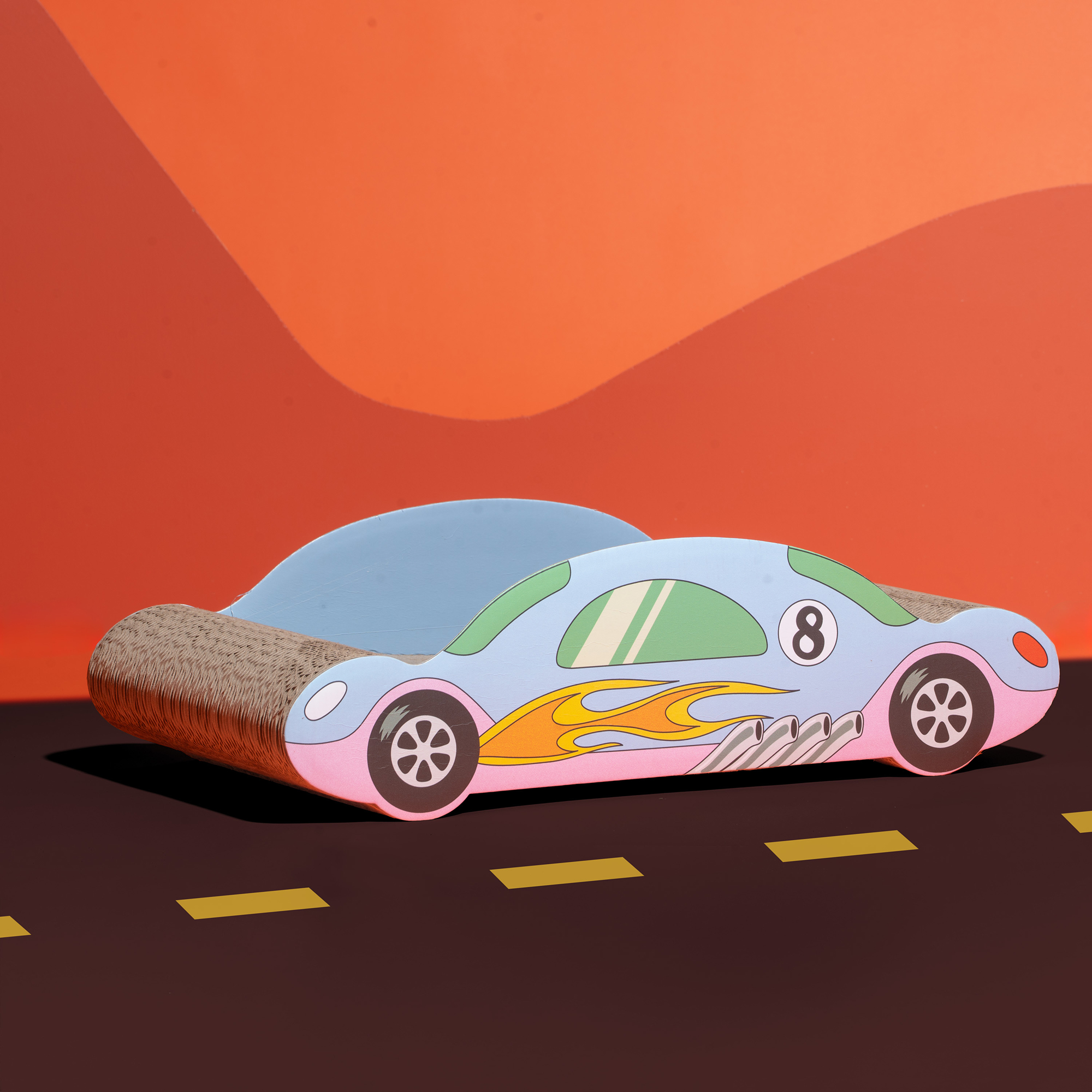 oodles pet corrugate cat scratcher